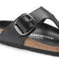 Gizeh Big Buckle Oiled Leather - Black