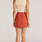 Evalina Mini Skirt - Rust