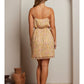 Genevieve Audrey Mini Dress - Lemon Blossom