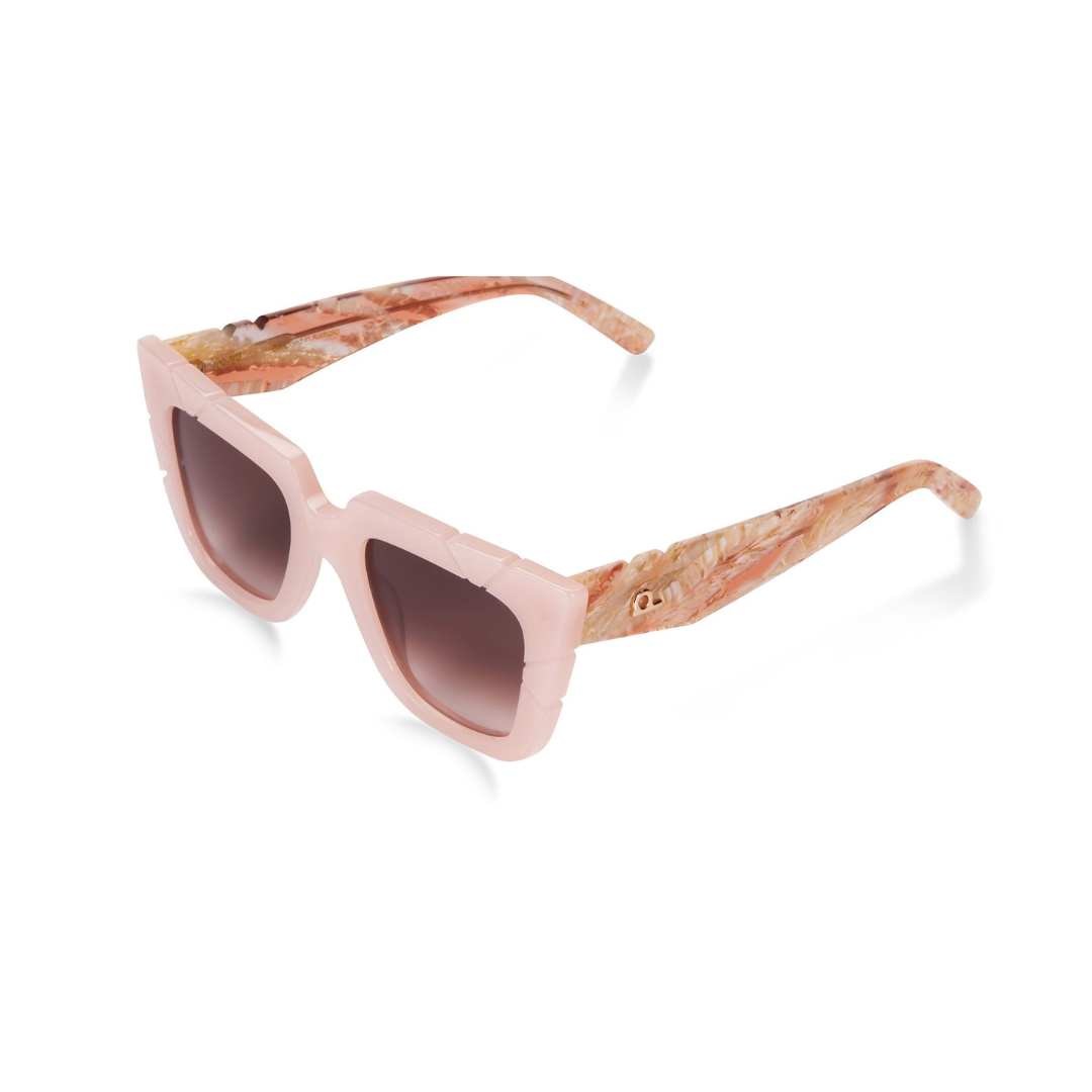 Charlie & The Angels - Blush/Toffee Swirl Brown Gradient Lenses