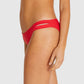 Rococco Twin Strap Hipster Bikini Bottom - Machine Red